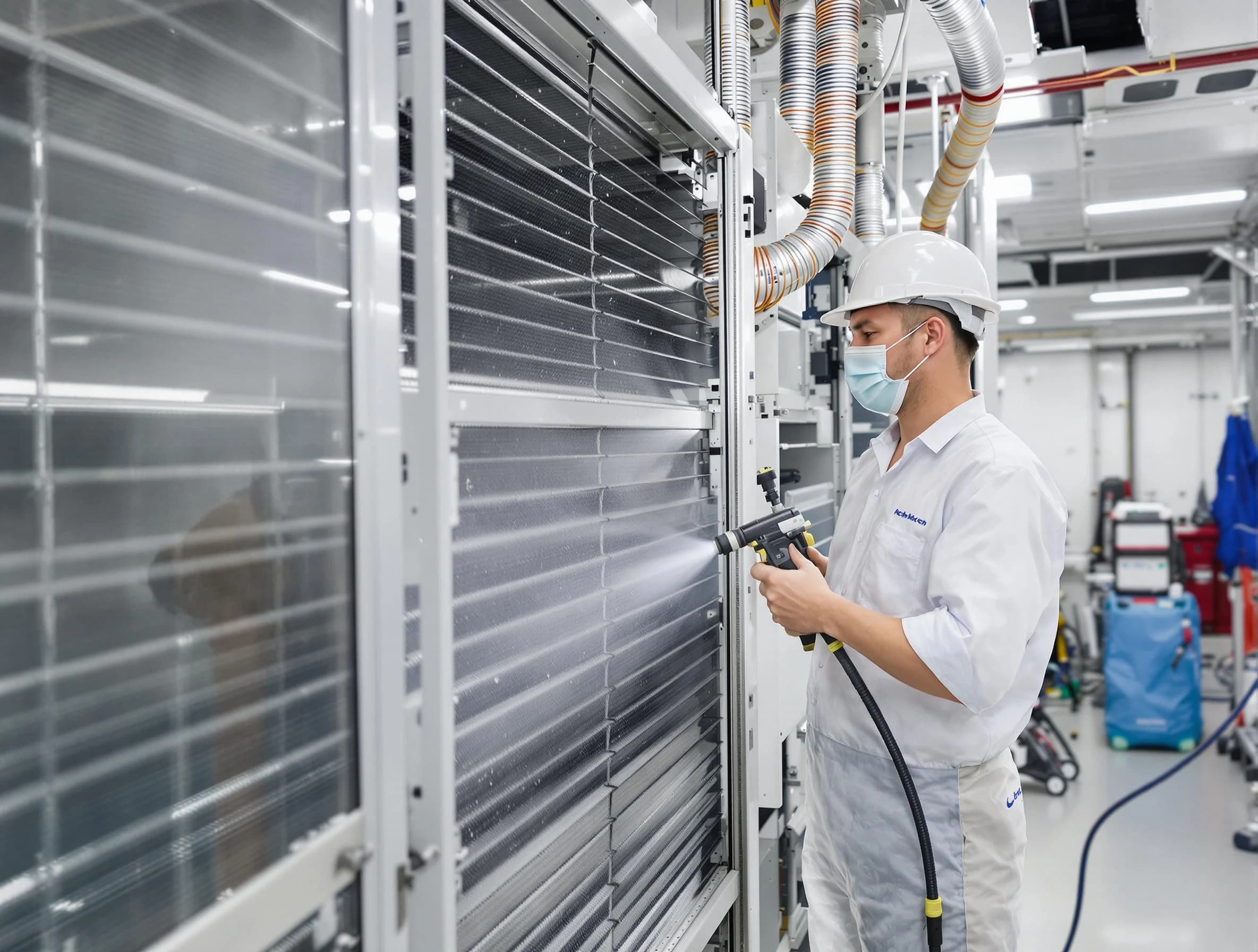 Professional AC coil cleaning by White House Air Duct Cleaning in White House