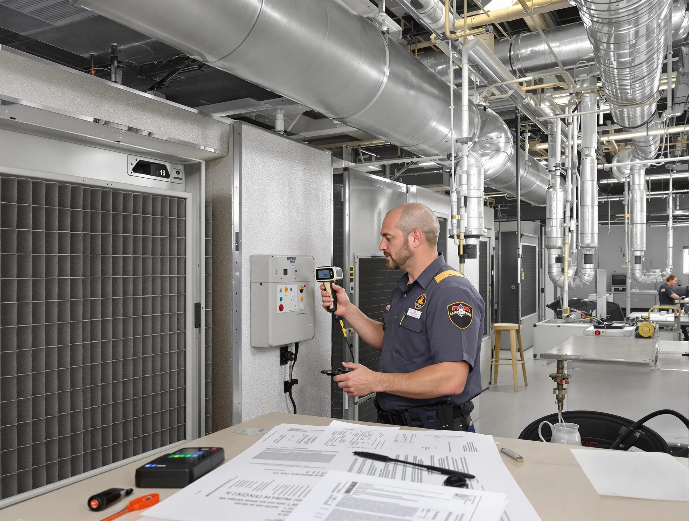 Professional filter system inspection by White House Air Duct Cleaning in White House