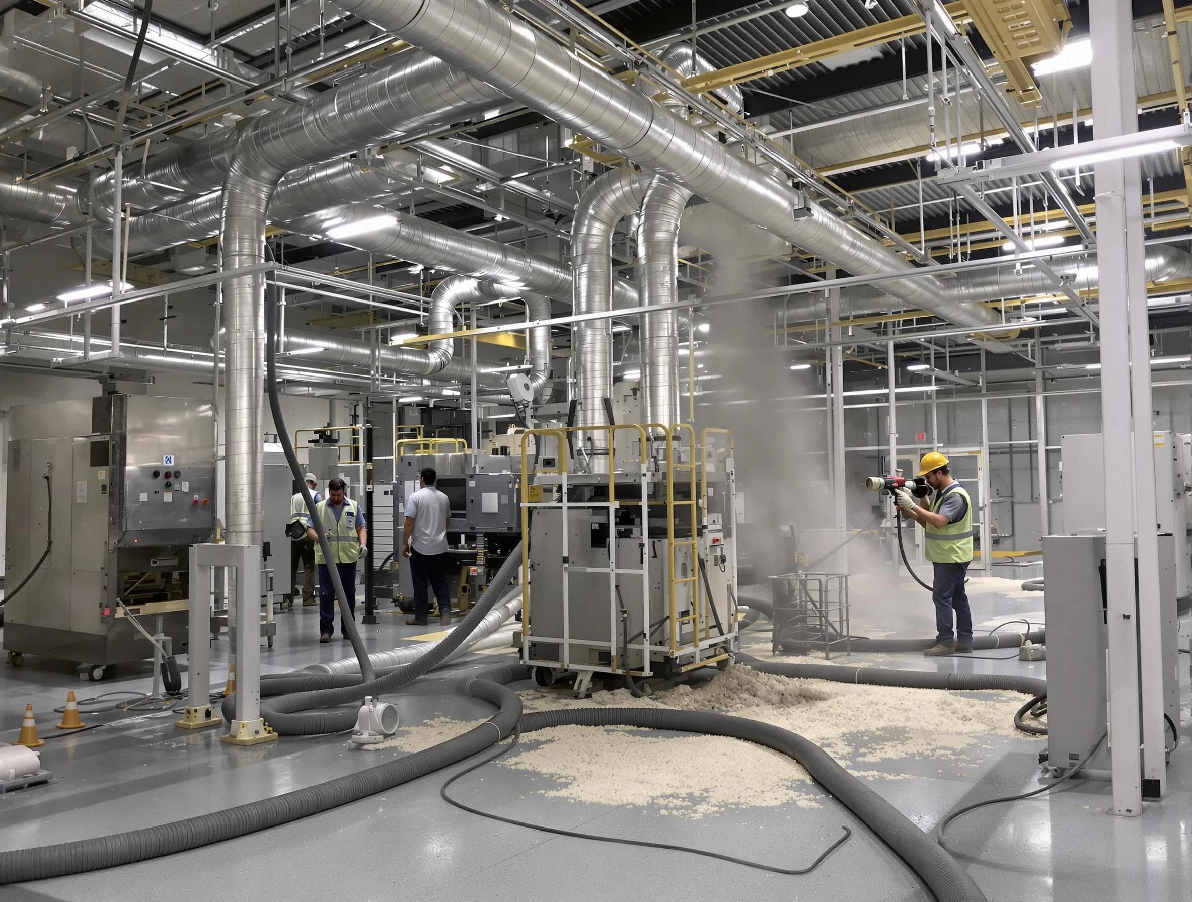 Heavy-duty industrial duct cleaning by White House Air Duct Cleaning in White House