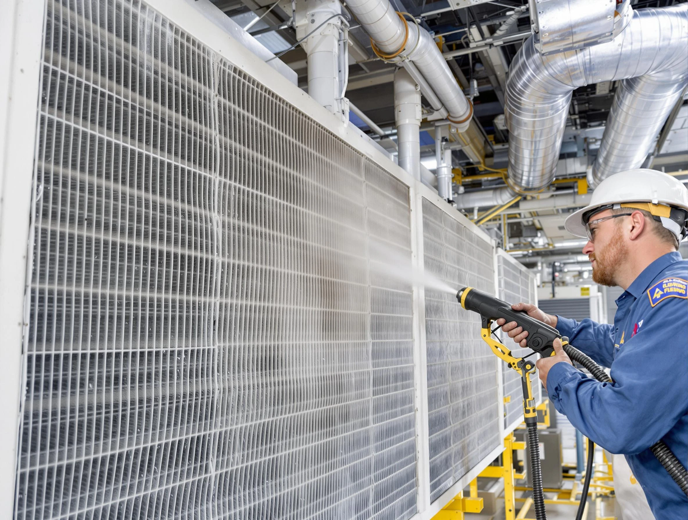 Professional commercial coil cleaning by White House Air Duct Cleaning in White House