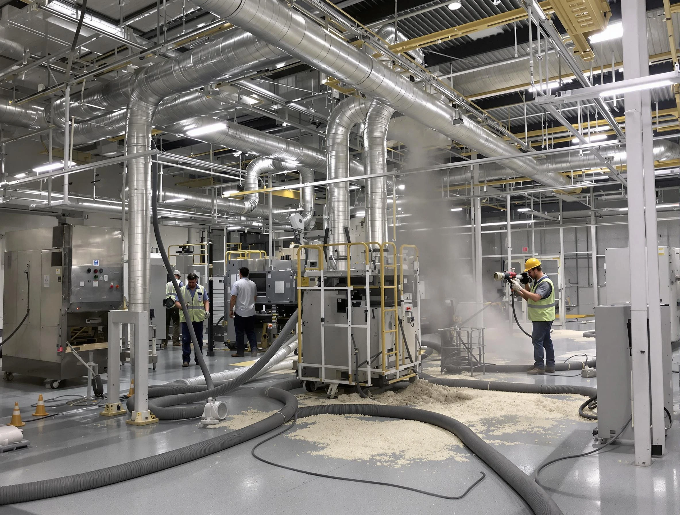 Heavy-duty industrial duct cleaning by White House Air Duct Cleaning in White House